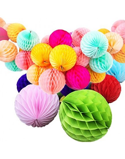 Jiada Honeycomb Party Decoration Balls (Set of 6)