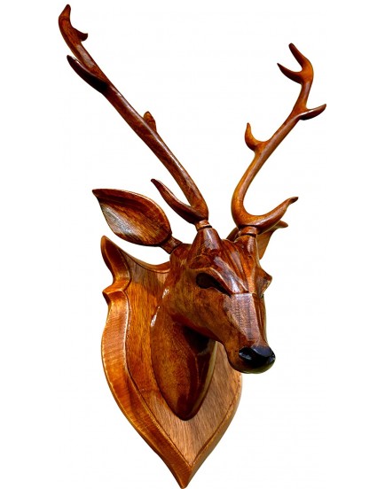 “Deer Head”44cm Wall Decor Wooden Handicraft showpieces Products