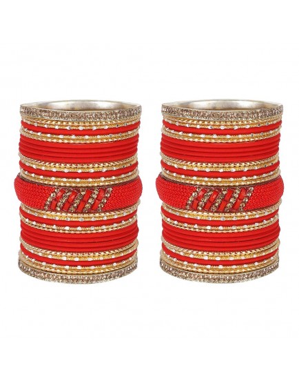 Matt Finish Lac Metal Colorful Bangles Karva Chauth & Wedding Use For Women & Girls