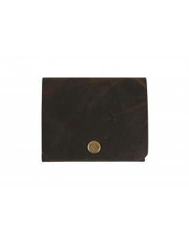 Strutt 100% Pure Leather Stitchless Handcrafted Crushed Brown Slim Men's Wallet