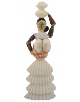 RADHAGOBINDA HANDICRAFT Sea Shell Handcrafted Doll Figurine