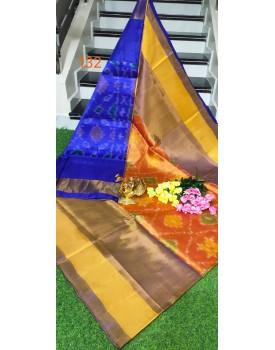 Uppada softsilk pochamally border sarees