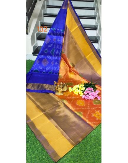 Uppada softsilk pochamally border sarees