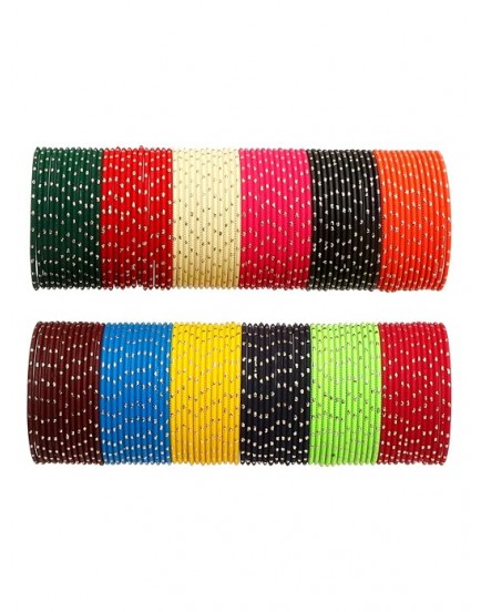 Jewellery for Women Multi-Color Bangles Set of 144 Bangles for Women and Girls