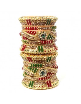 Suprimo Fashion Bangles Bridal Punjabi Wedding Plastic Chuda Set for Women