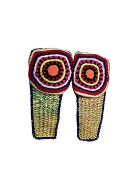 CHAMBA HERITAGE Jute Chappal Pula (Multicolour)