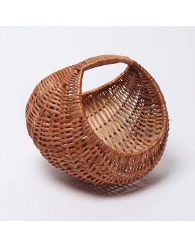 Habere India-All the Cultures Fabricating India Fruit Gift Baskets | Hamper Baskets | Bamboo Basket | Cane Basket | Basket for Gift Hamper | Wicker Basket | Rattan Basket (Sizes - 20 * 20 * 18 CM (S)