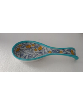 Blue Pottery Spoon