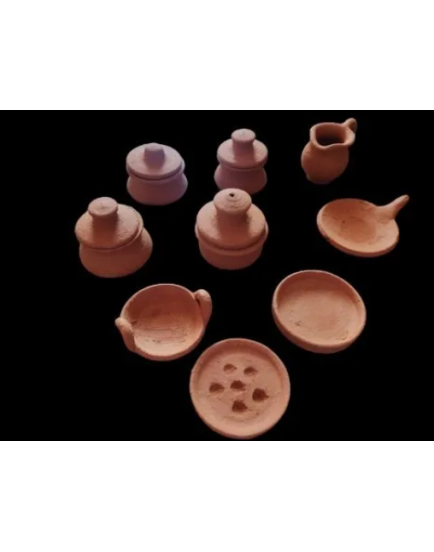 Red Mini Clay cooking pots