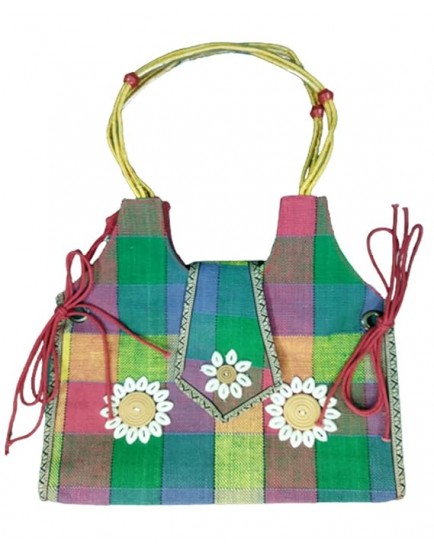 Handcraft Women Handbag | Women's Hobos & Shoulder Bag | Eco-Friendly Stylish Jute Bag With Zip & Handle For Women | Handbag For Women