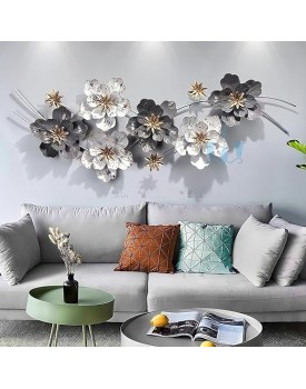 Metal Wall Art Iron Wall Hanging Home Decoration Perfect for Living Room/Hotel/Restaurant/Bedroom/Drawing Room (Color : Multi)