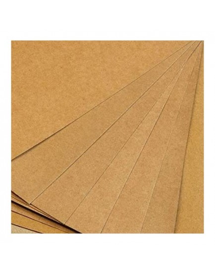Lakeer 300 GSM A4 Kraft/Craft Paper Craft Liner Sheet for DIY Craft (Brown Color) - Pack of 10