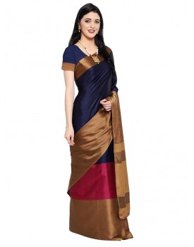 Greciilooks Soft Cotton &Silk Saree For Women Half Saree