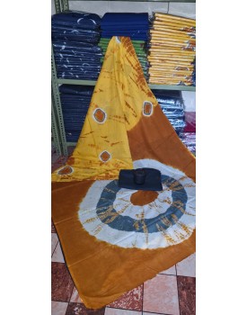 Pure Jaipuri cotton mulmul saree with blouse 