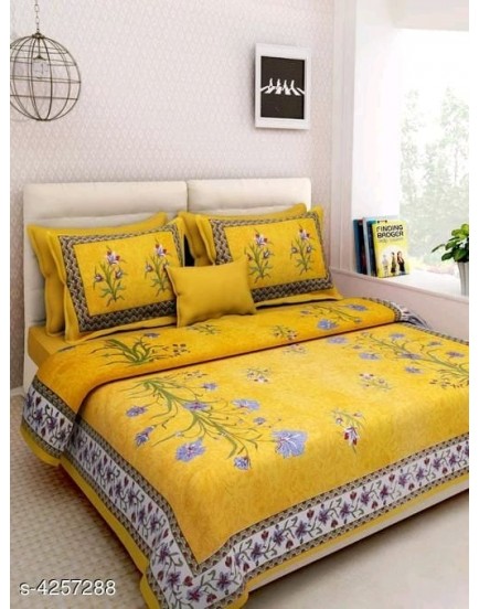 Cotton double bedsheets