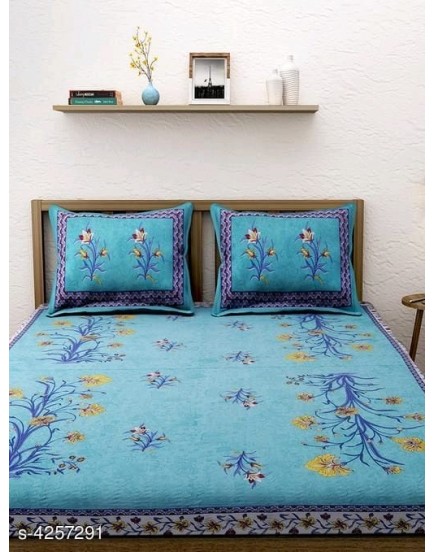 Cotton double bedsheets