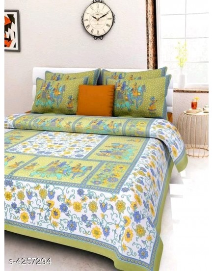 Cotton double bedsheets