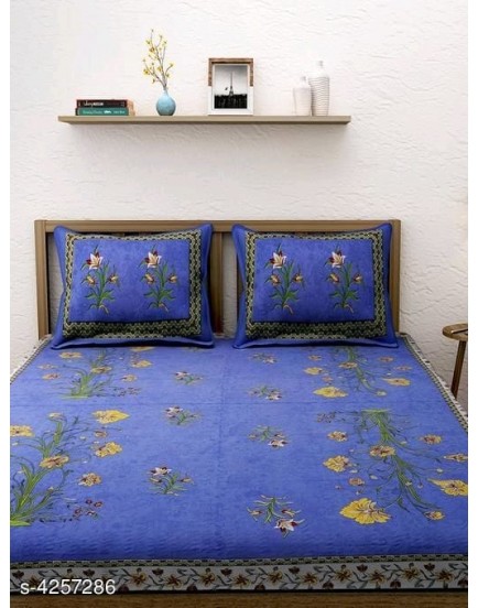 Cotton double bedsheets