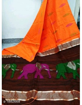 Elite alluring cotton silk sarees