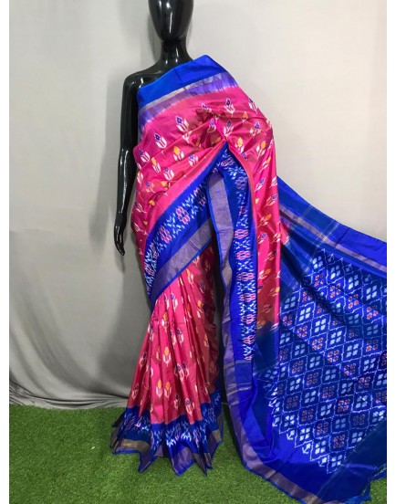 Pure ikkat silk saree