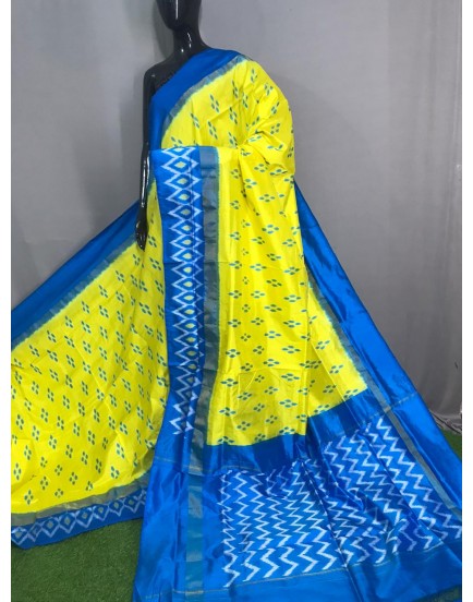 Pure ikkat silk saree