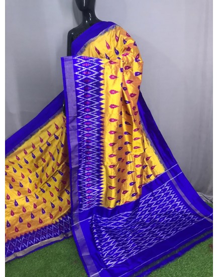 Pure ikkat silk saree