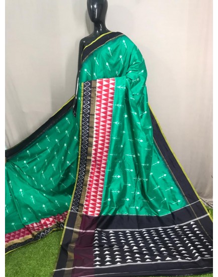 Pure ikkat silk saree