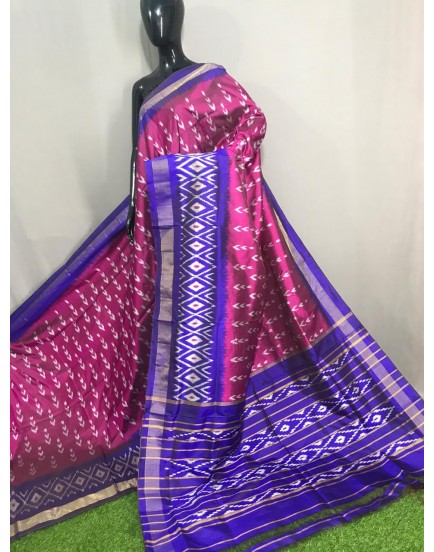 Pure ikkat silk saree