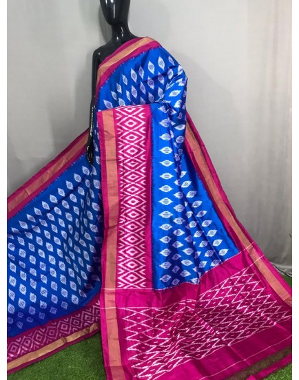 Pure ikkat silk saree