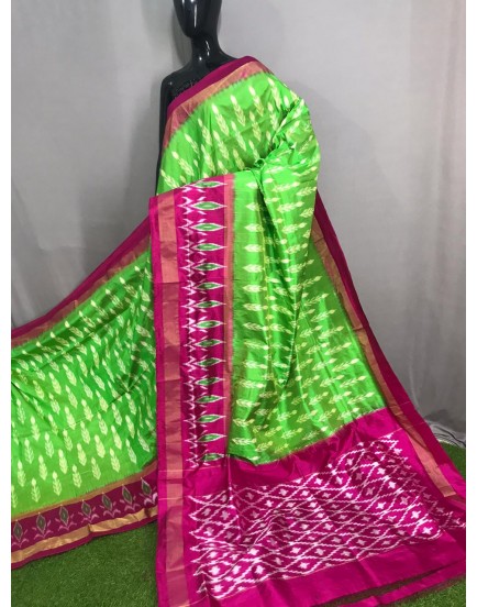 Pure ikkat silk saree