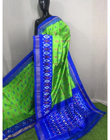 Pure ikkat silk saree