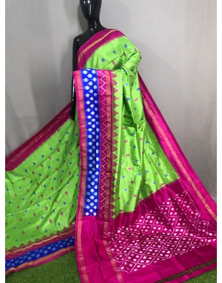 Pure ikkat silk saree