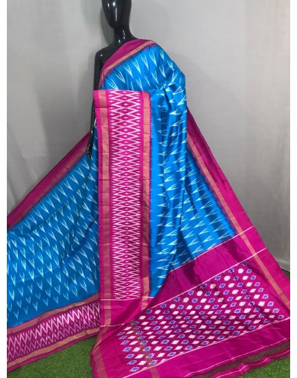 Pure ikkat silk saree