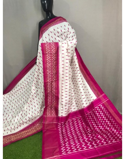 Pure ikkat silk saree