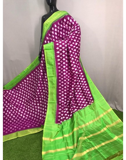 Pure ikkat silk saree