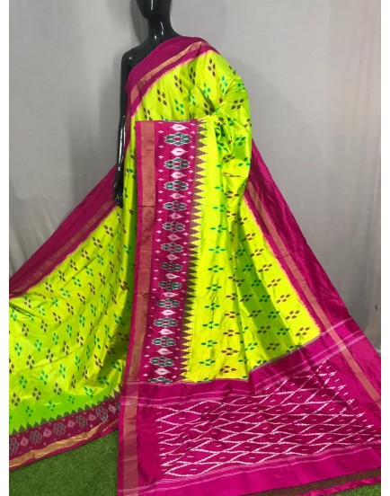 Pure ikkat silk saree