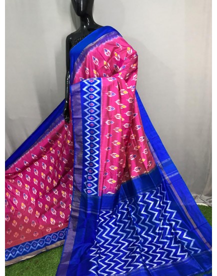 Pure ikkat silk saree