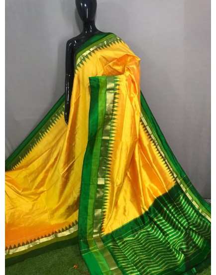 Pure ikkat silk saree