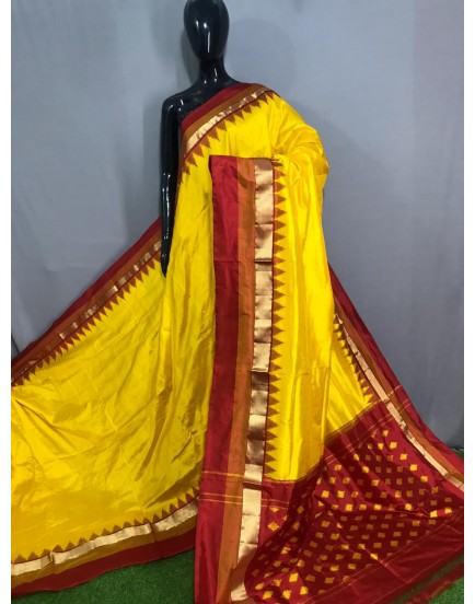 Pure ikkat silk saree