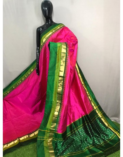 Pure ikkat silk saree