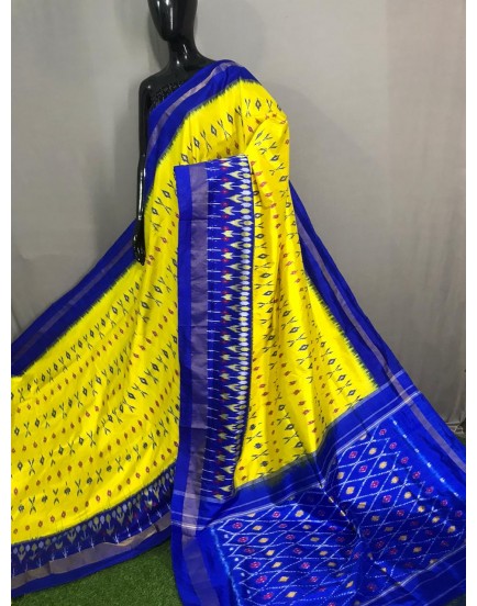 Pure ikkat silk saree