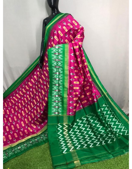 Pure ikkat silk saree