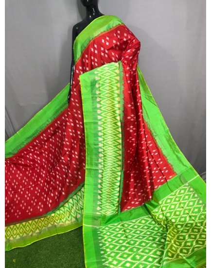 Pure ikkat silk saree