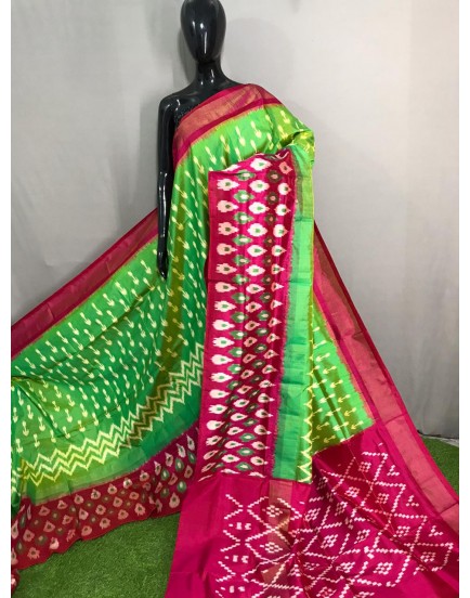 Pure ikkat silk saree