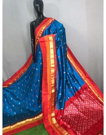 Pure ikkat silk saree