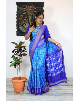 IKKAT SILK  DESIGNER SAREES