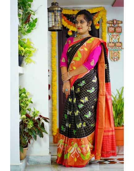 IKKAT SILK  DESIGNER SAREES