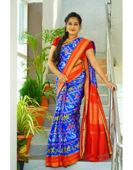 IKKAT SILK  DESIGNER SAREES