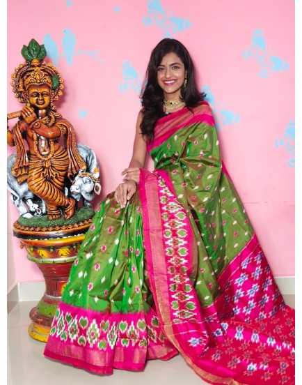 Pure ikkat silk sarees