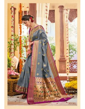 SOFT PURE BANARASI SILK Paithani style SAREE
